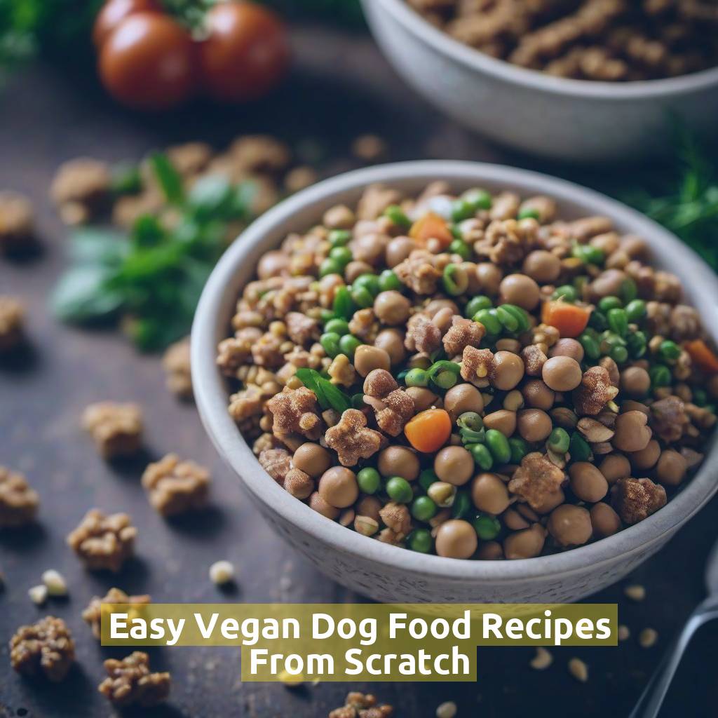 Easy Vegan Dog Food Recipes From Scratch