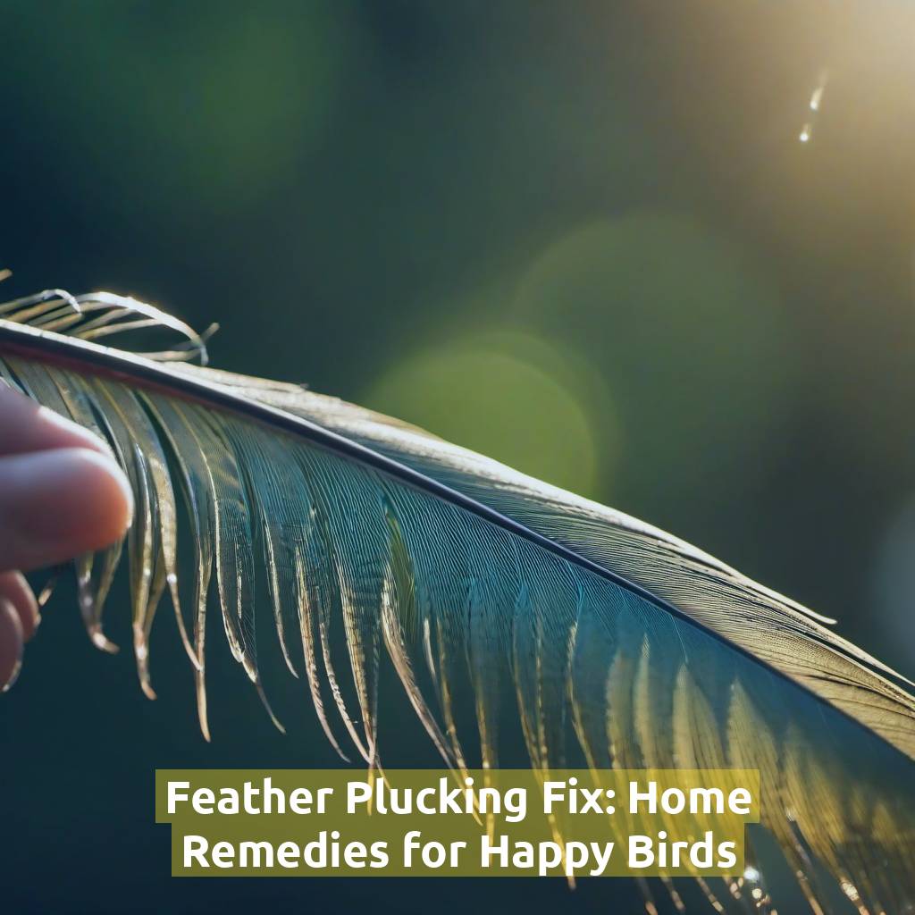 Feather Plucking Fix: Home Remedies for Happy Birds