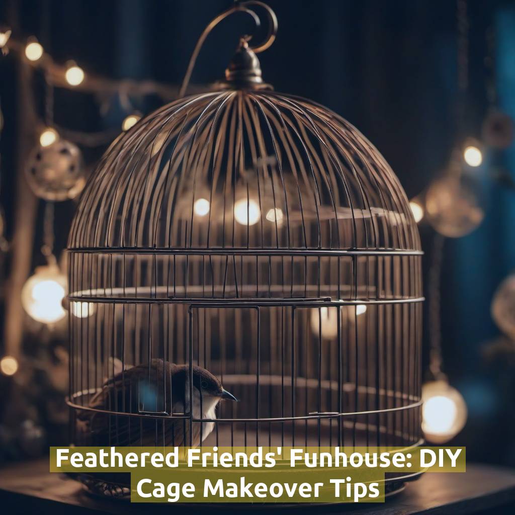 Feathered Friends' Funhouse: DIY Cage Makeover Tips