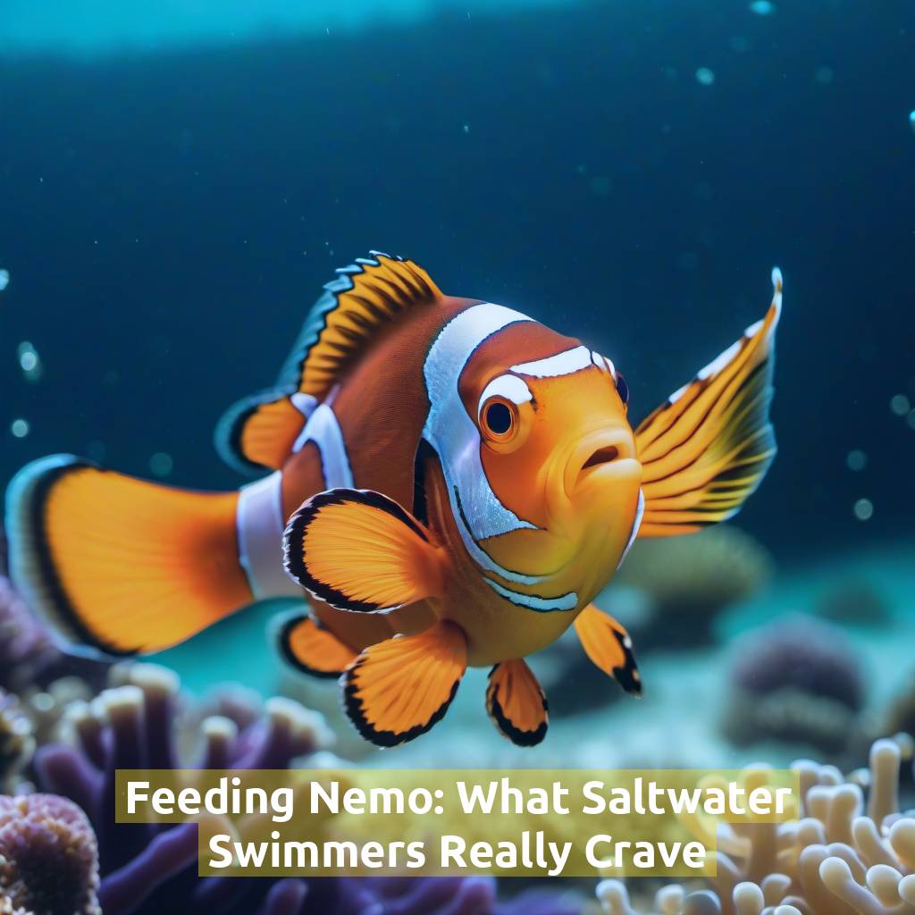 Feeding Nemo: What Saltwater Swimmers Really Crave