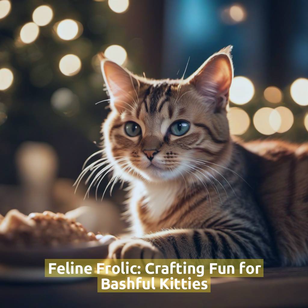 Feline Frolic: Crafting Fun for Bashful Kitties