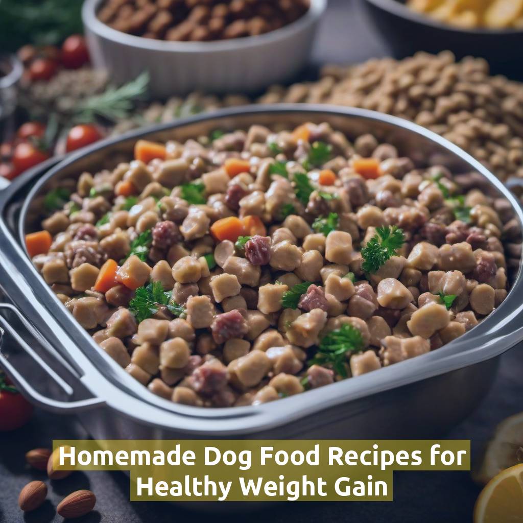 Homemade Dog Food Recipes for Healthy Weight Gain