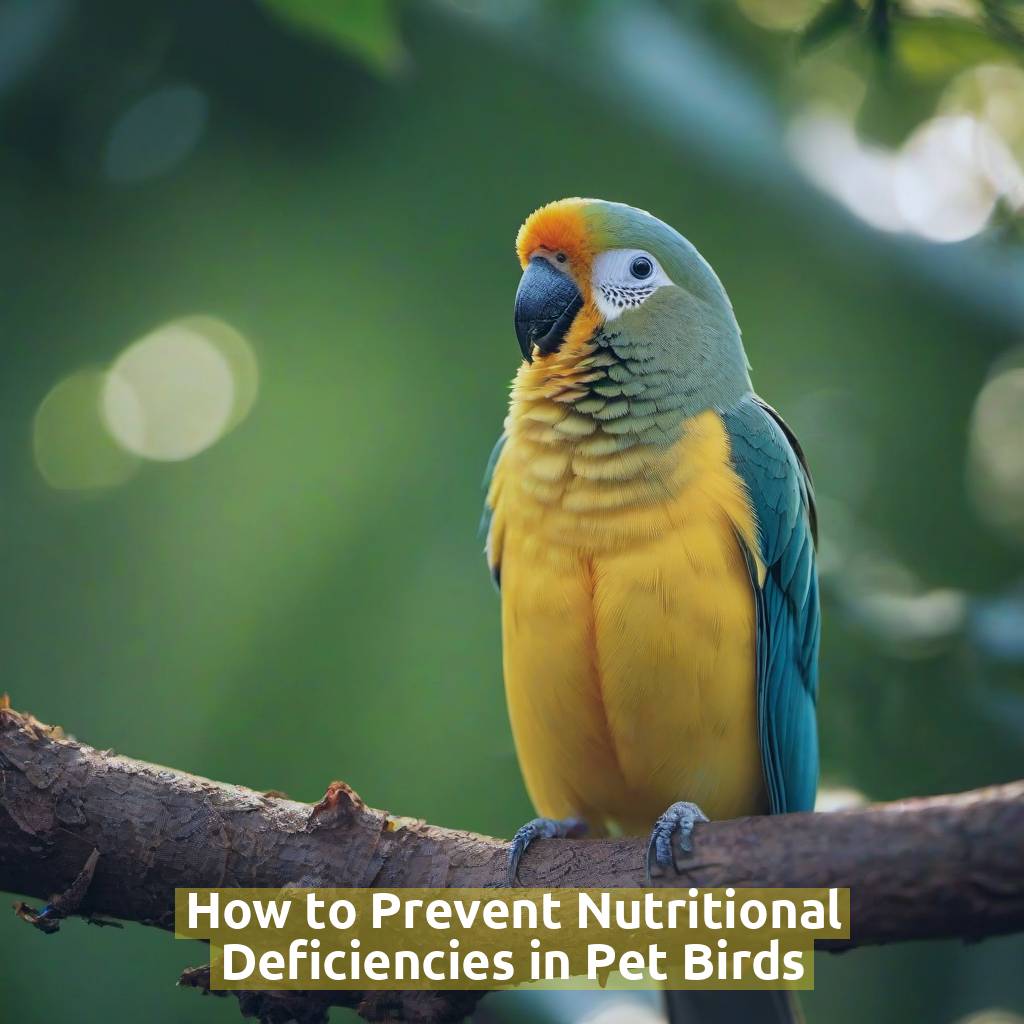 How to Prevent Nutritional Deficiencies in Pet Birds