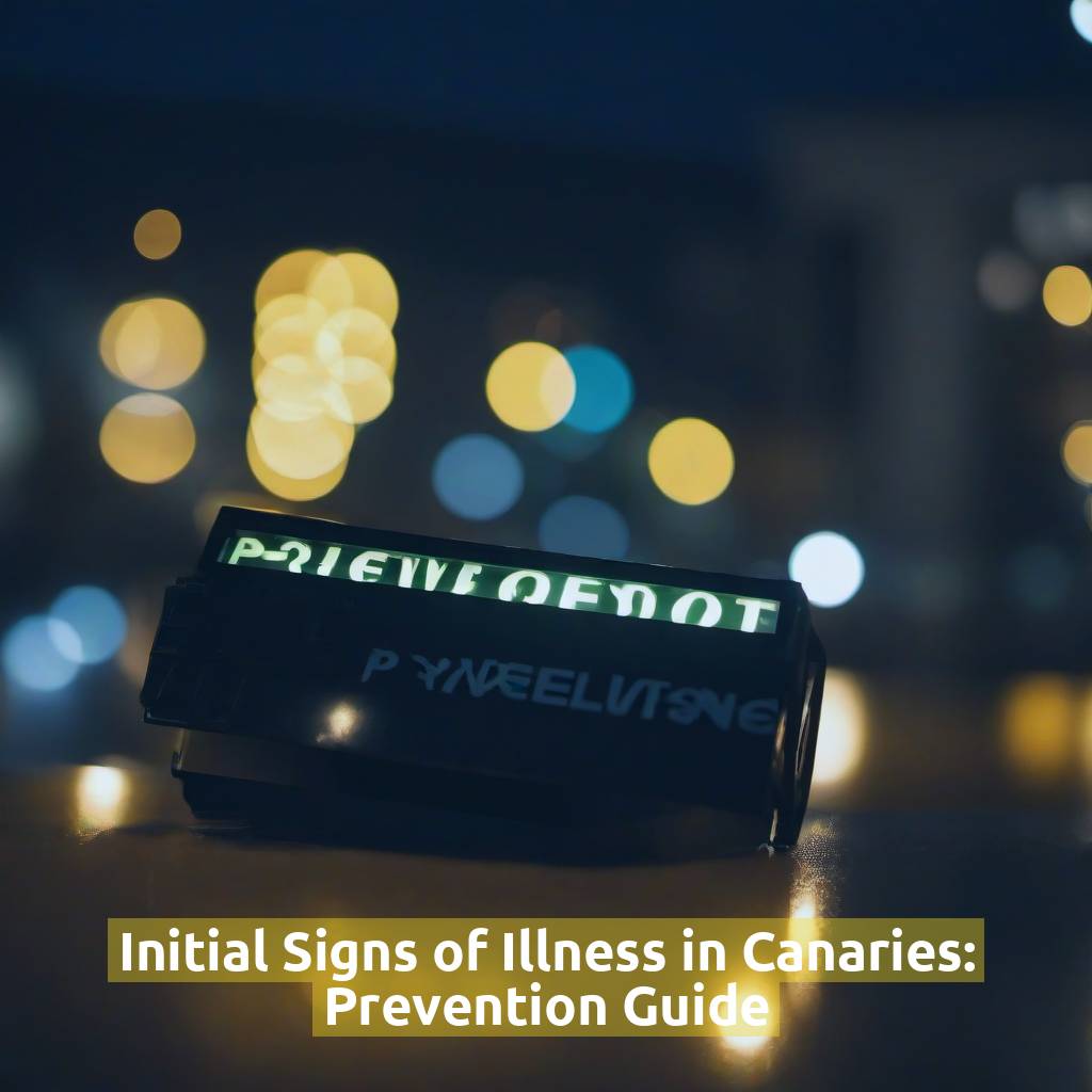 Initial Signs of Illness in Canaries: Prevention Guide