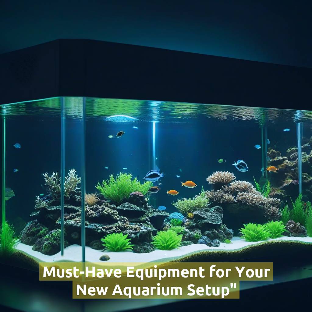 Must-Have Equipment for Your New Aquarium Setup"