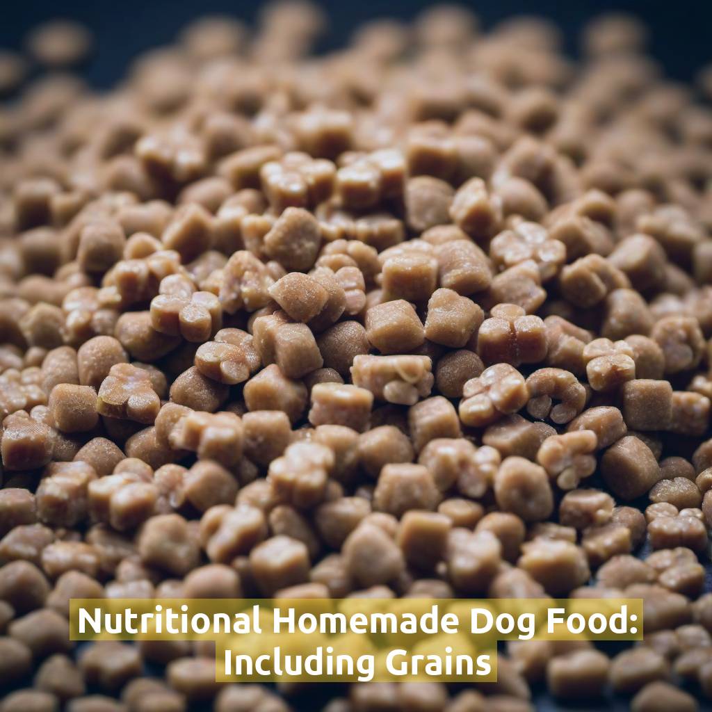 Nutritional Homemade Dog Food: Including Grains