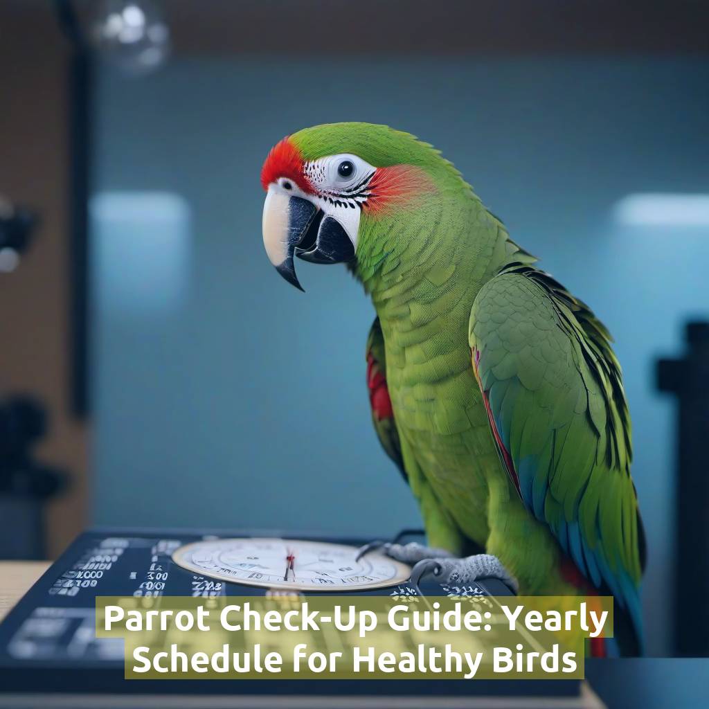 Parrot Check-Up Guide: Yearly Schedule for Healthy Birds