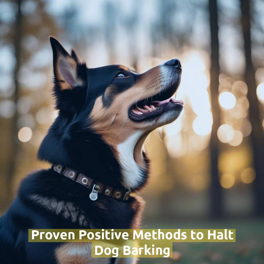 Proven Positive Methods to Halt Dog Barking
