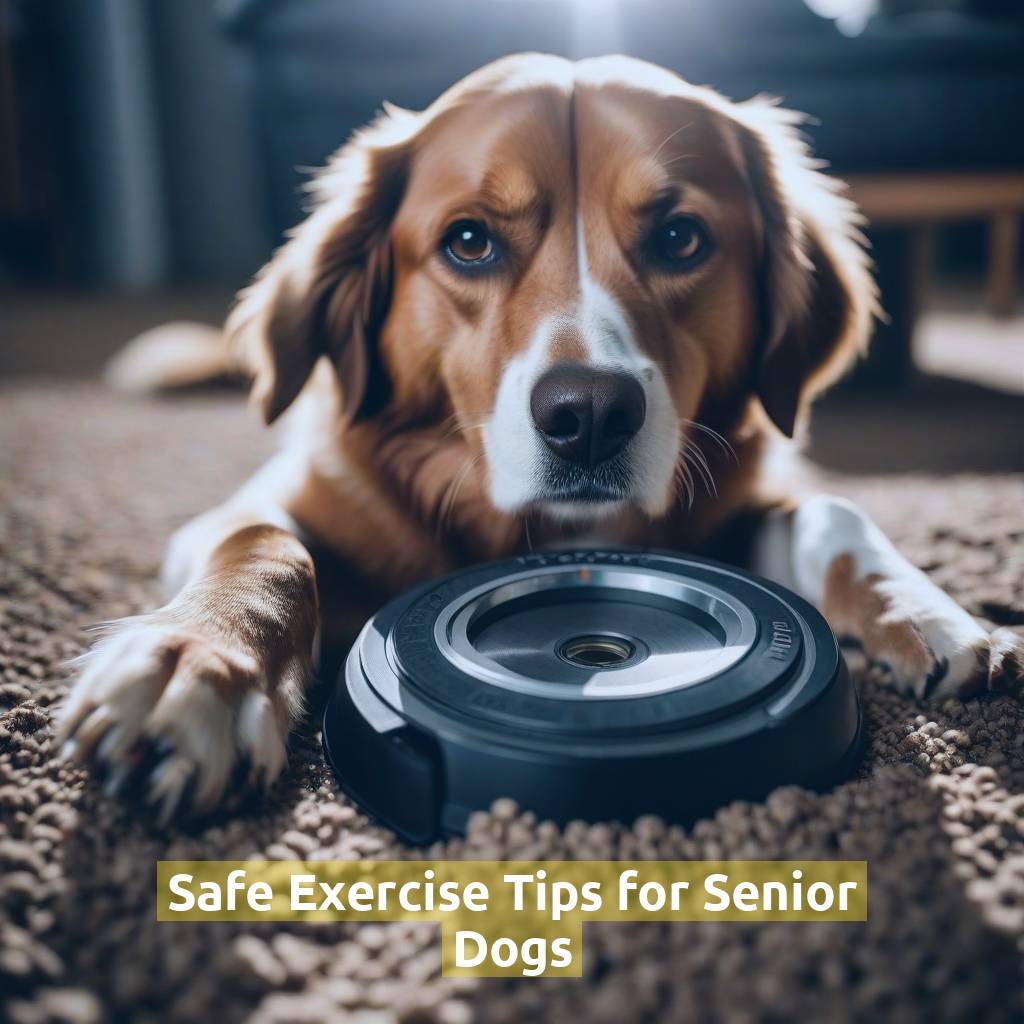 Safe Exercise Tips for Senior Dogs