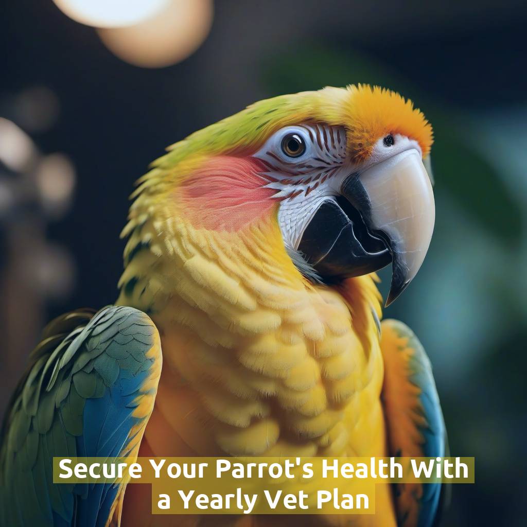 Secure Your Parrot's Health With a Yearly Vet Plan