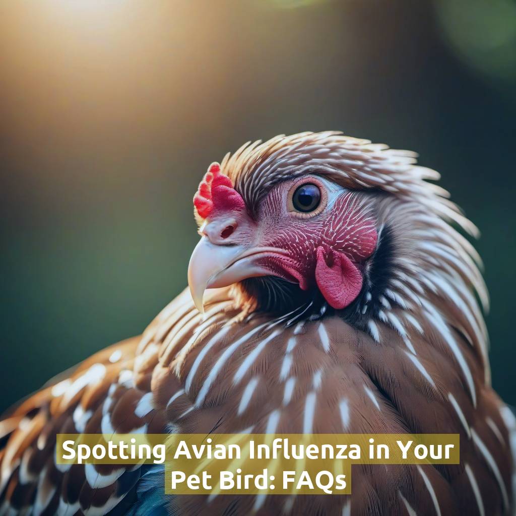 Spotting Avian Influenza in Your Pet Bird: FAQs