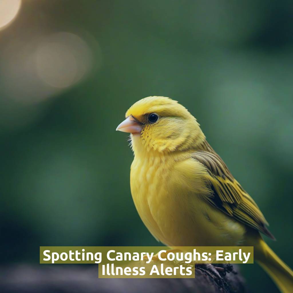 Spotting Canary Coughs: Early Illness Alerts
