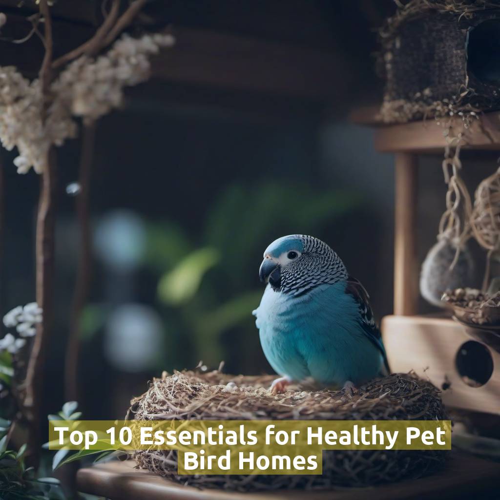 Top 10 Essentials for Healthy Pet Bird Homes