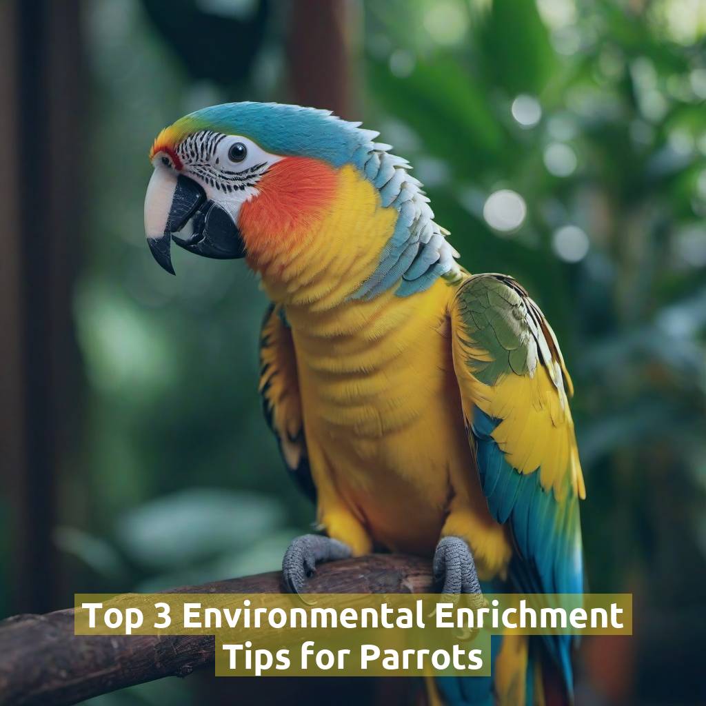 Top 3 Environmental Enrichment Tips for Parrots