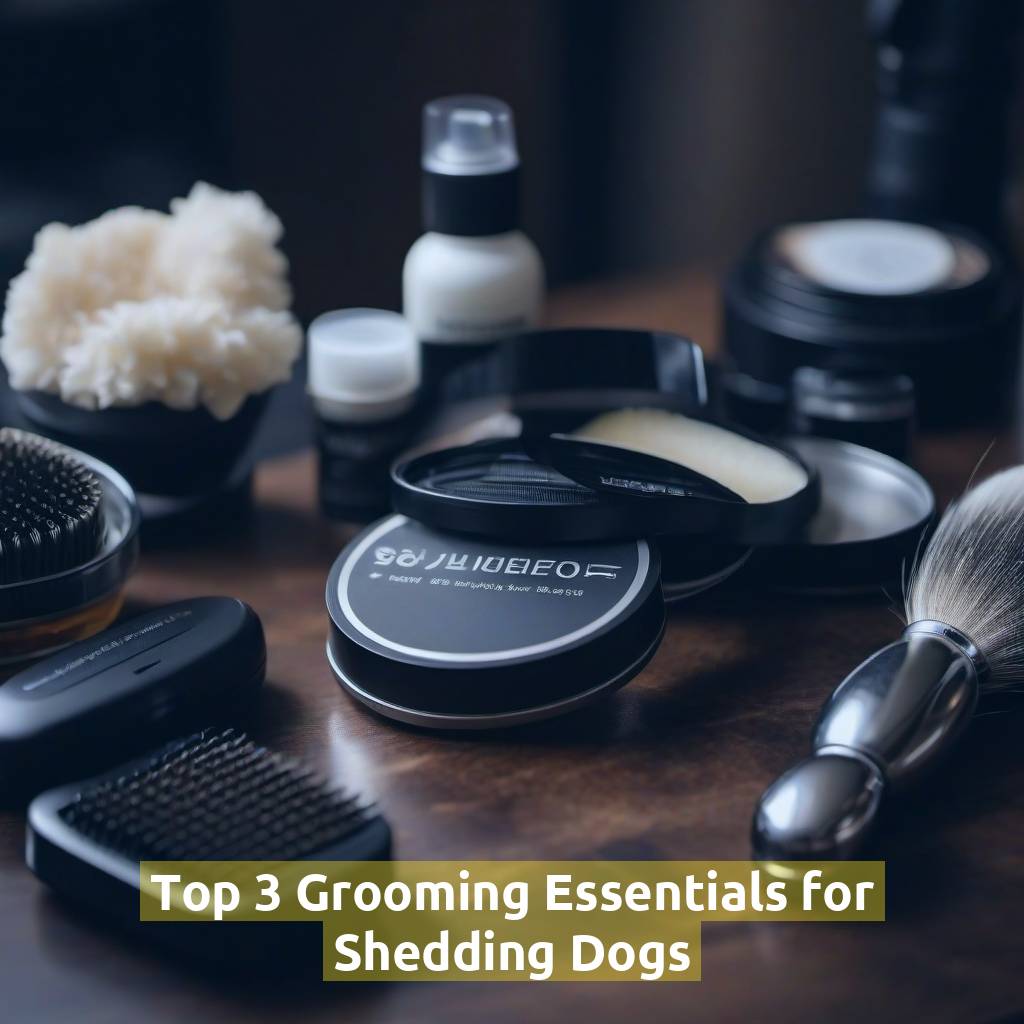 Top 3 Grooming Essentials for Shedding Dogs