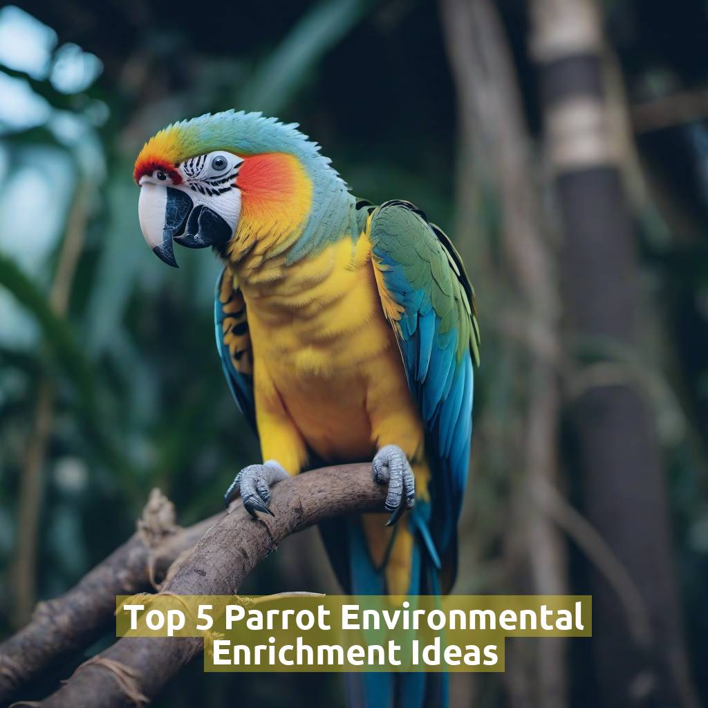 Top 5 Parrot Environmental Enrichment Ideas