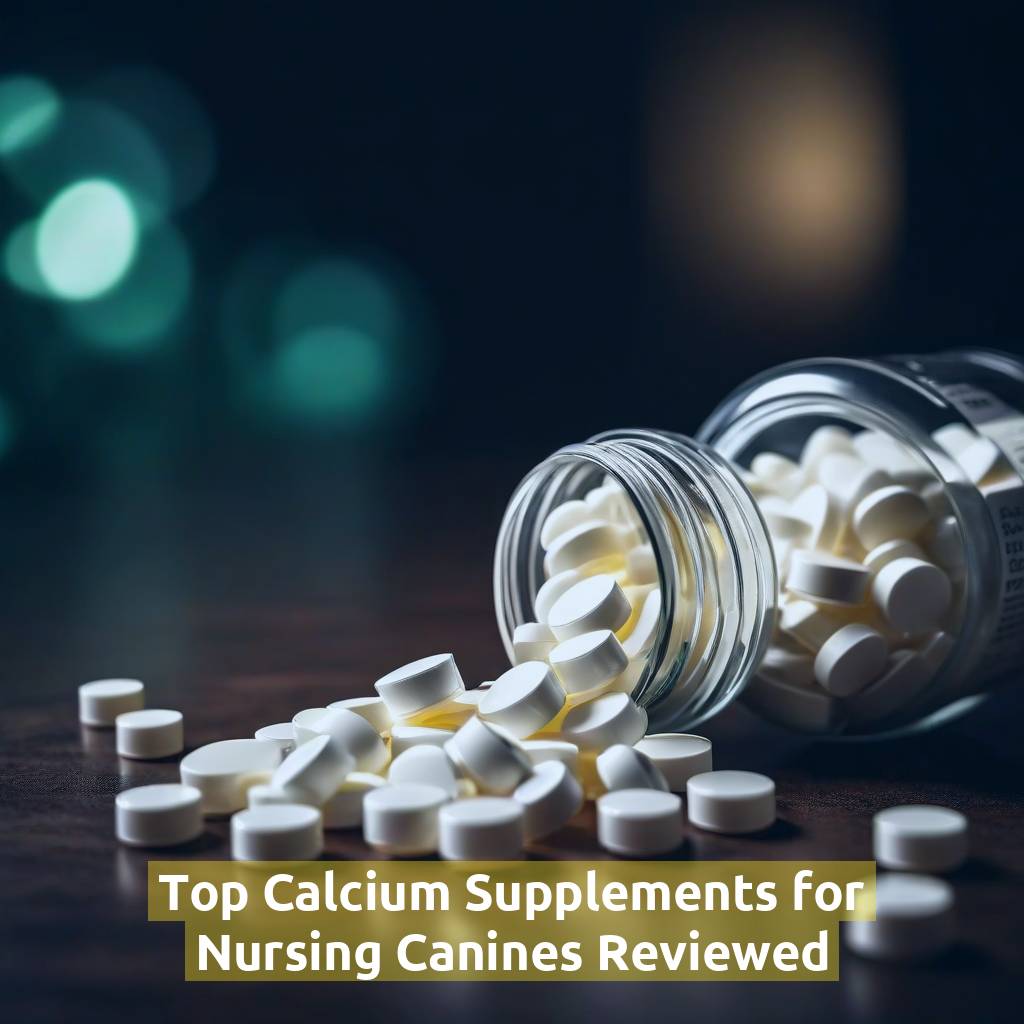 Top Calcium Supplements for Nursing Canines Reviewed