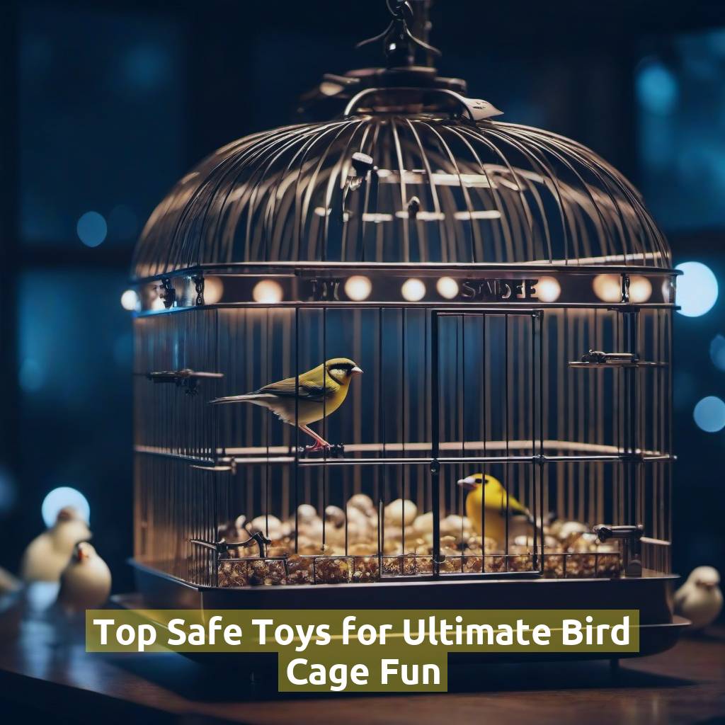 Top Safe Toys for Ultimate Bird Cage Fun