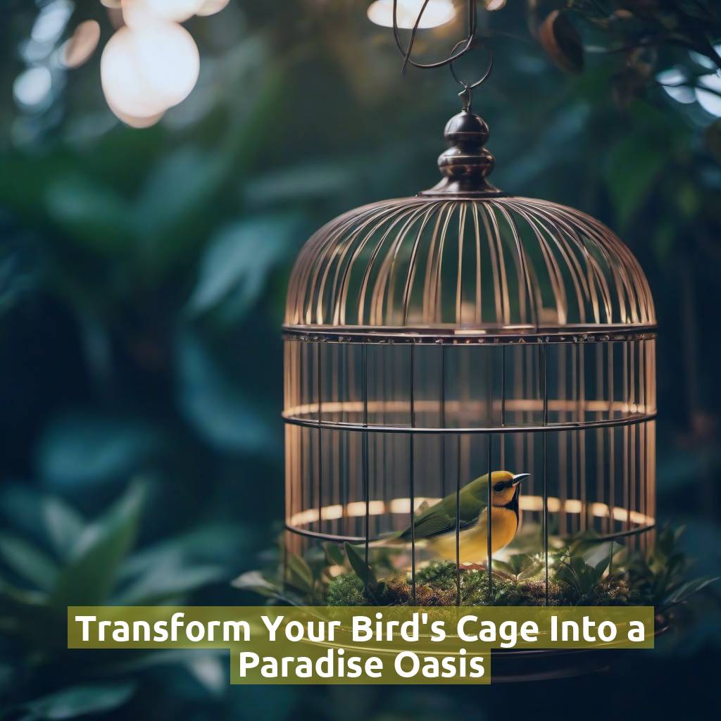 Transform Your Bird's Cage Into a Paradise Oasis