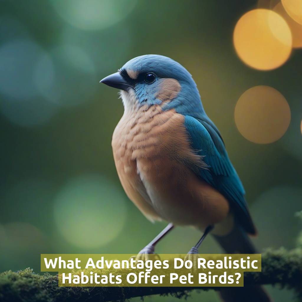 What Advantages Do Realistic Habitats Offer Pet Birds?