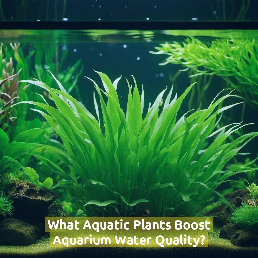 What Aquatic Plants Boost Aquarium Water Quality?
