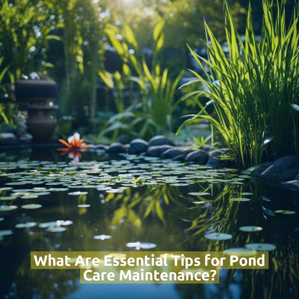 What Are Essential Tips for Pond Care Maintenance?