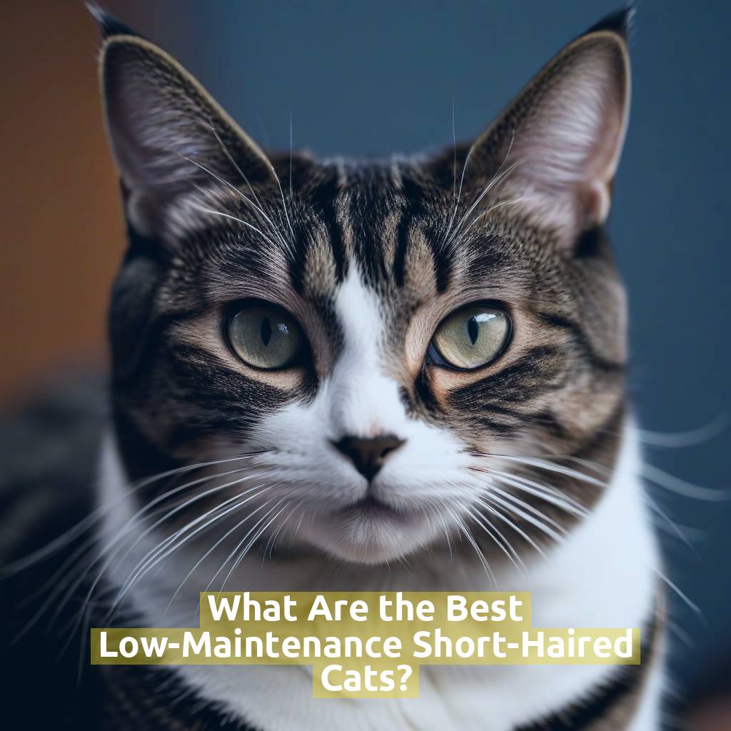 What Are the Best Low-Maintenance Short-Haired Cats?