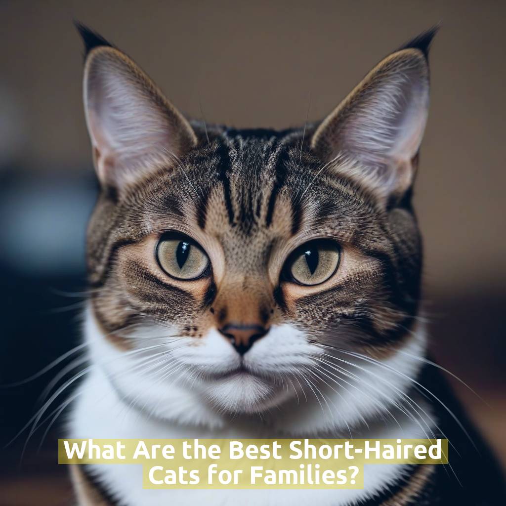 What Are the Best Short-Haired Cats for Families?