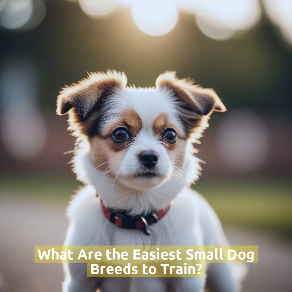 What Are the Easiest Small Dog Breeds to Train?