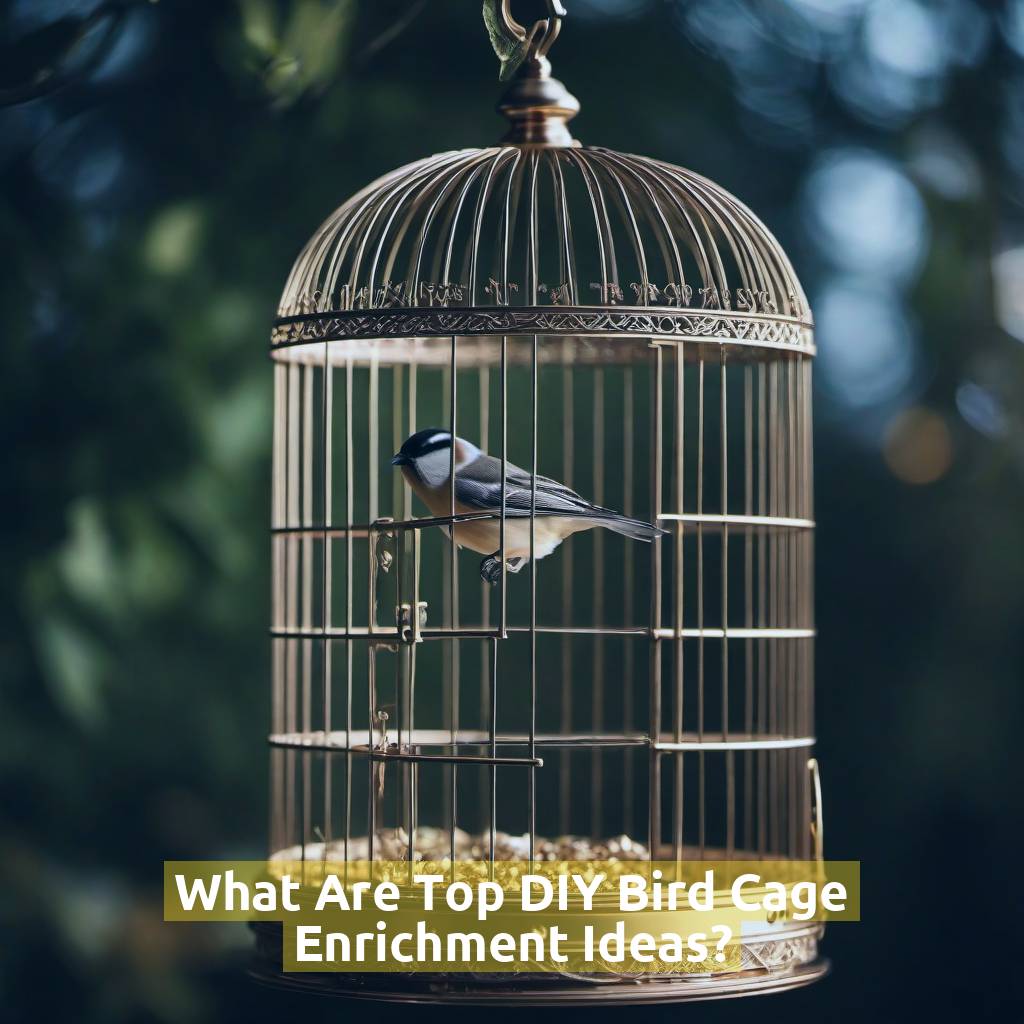 What Are Top DIY Bird Cage Enrichment Ideas?