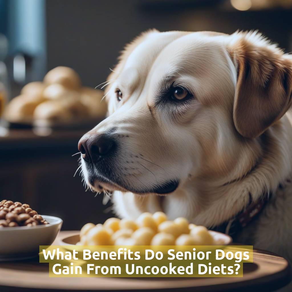 What Benefits Do Senior Dogs Gain From Uncooked Diets?