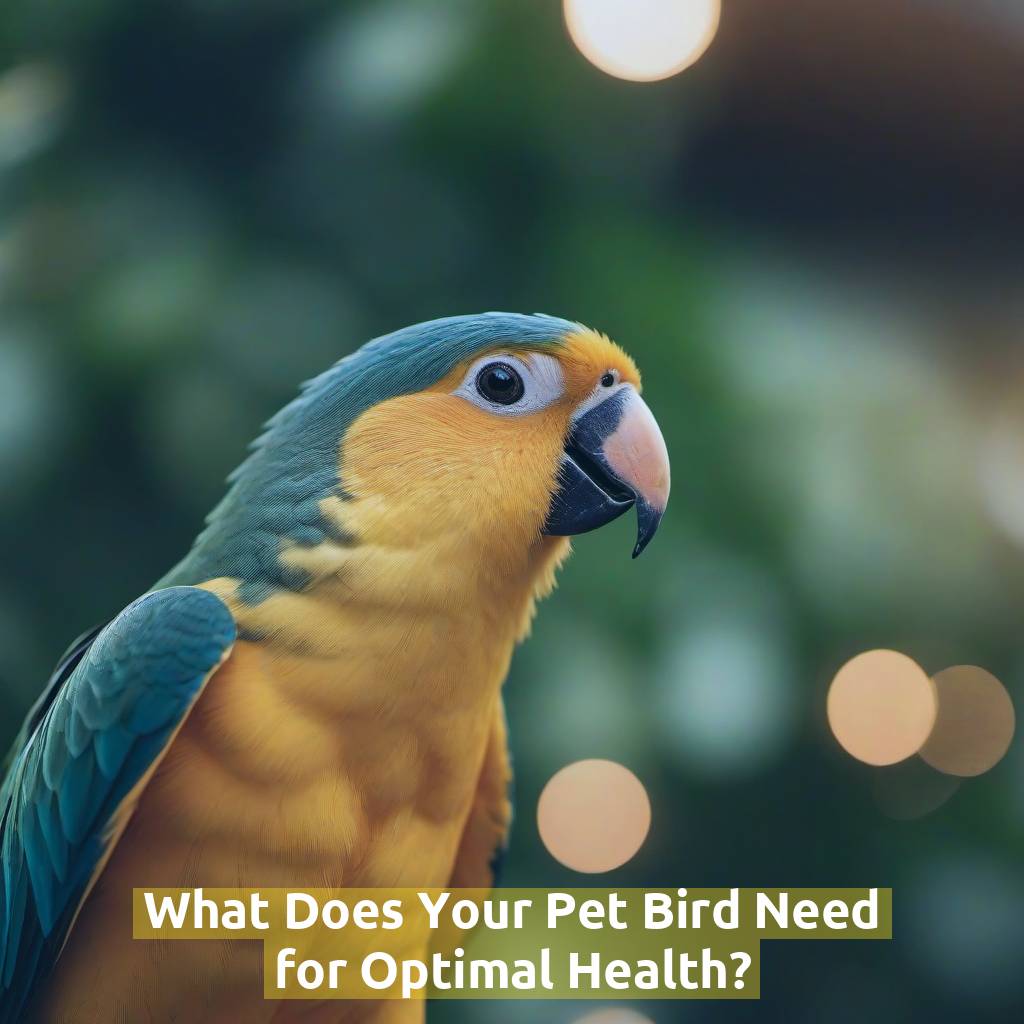 What Does Your Pet Bird Need for Optimal Health?