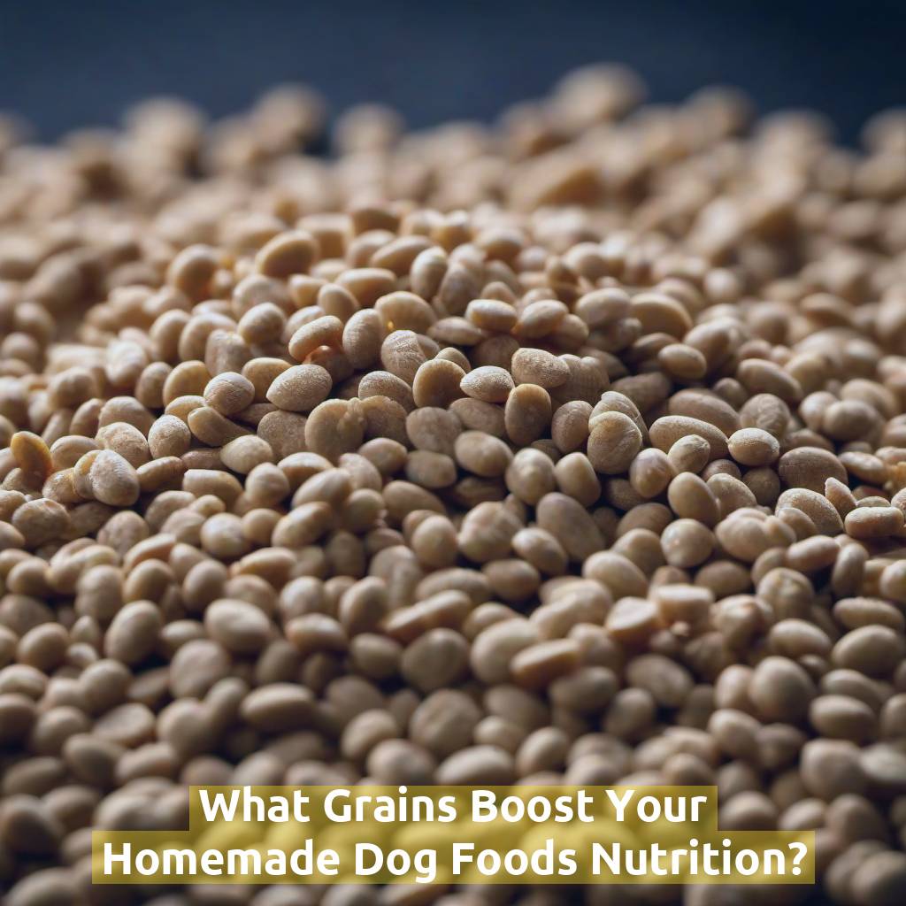 What Grains Boost Your Homemade Dog Foods Nutrition?