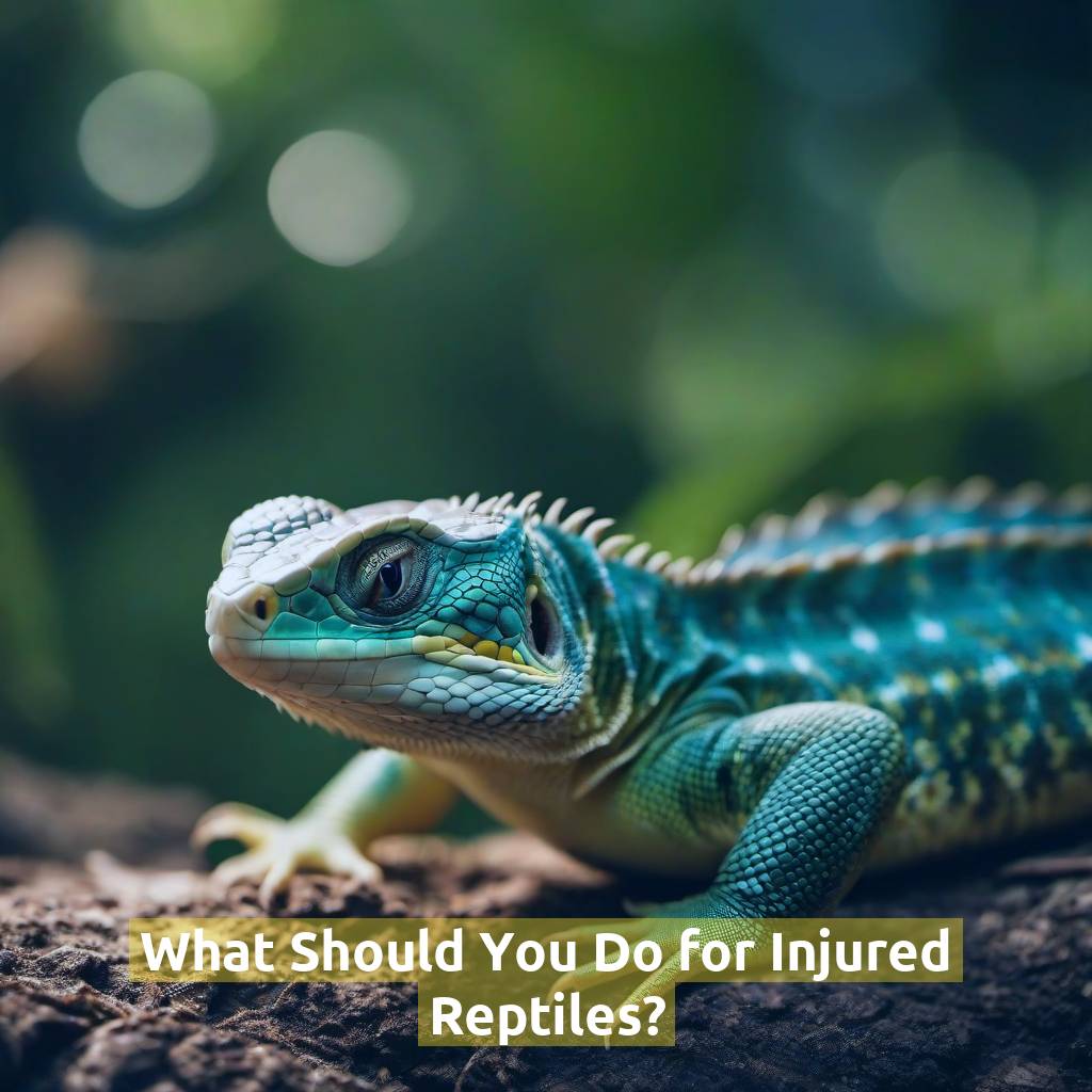 What Should You Do for Injured Reptiles?
