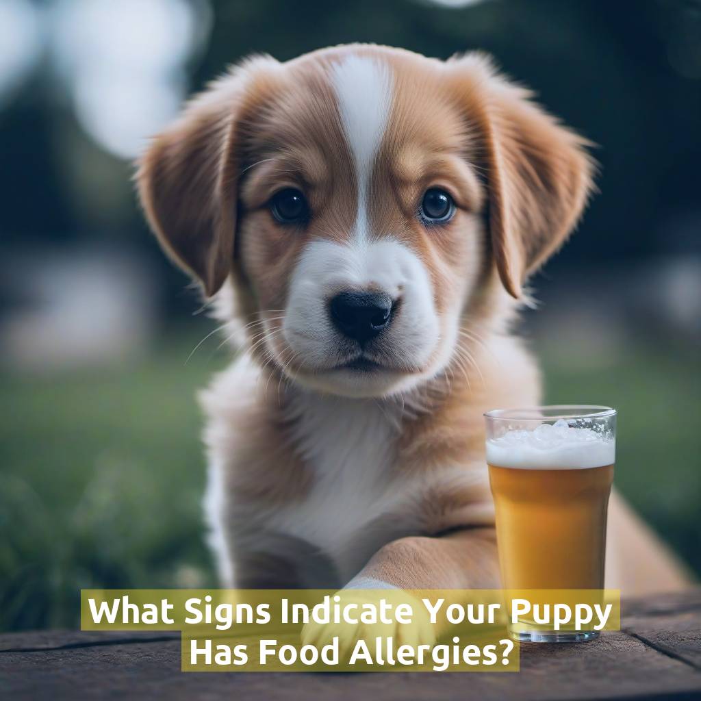What Signs Indicate Your Puppy Has Food Allergies?