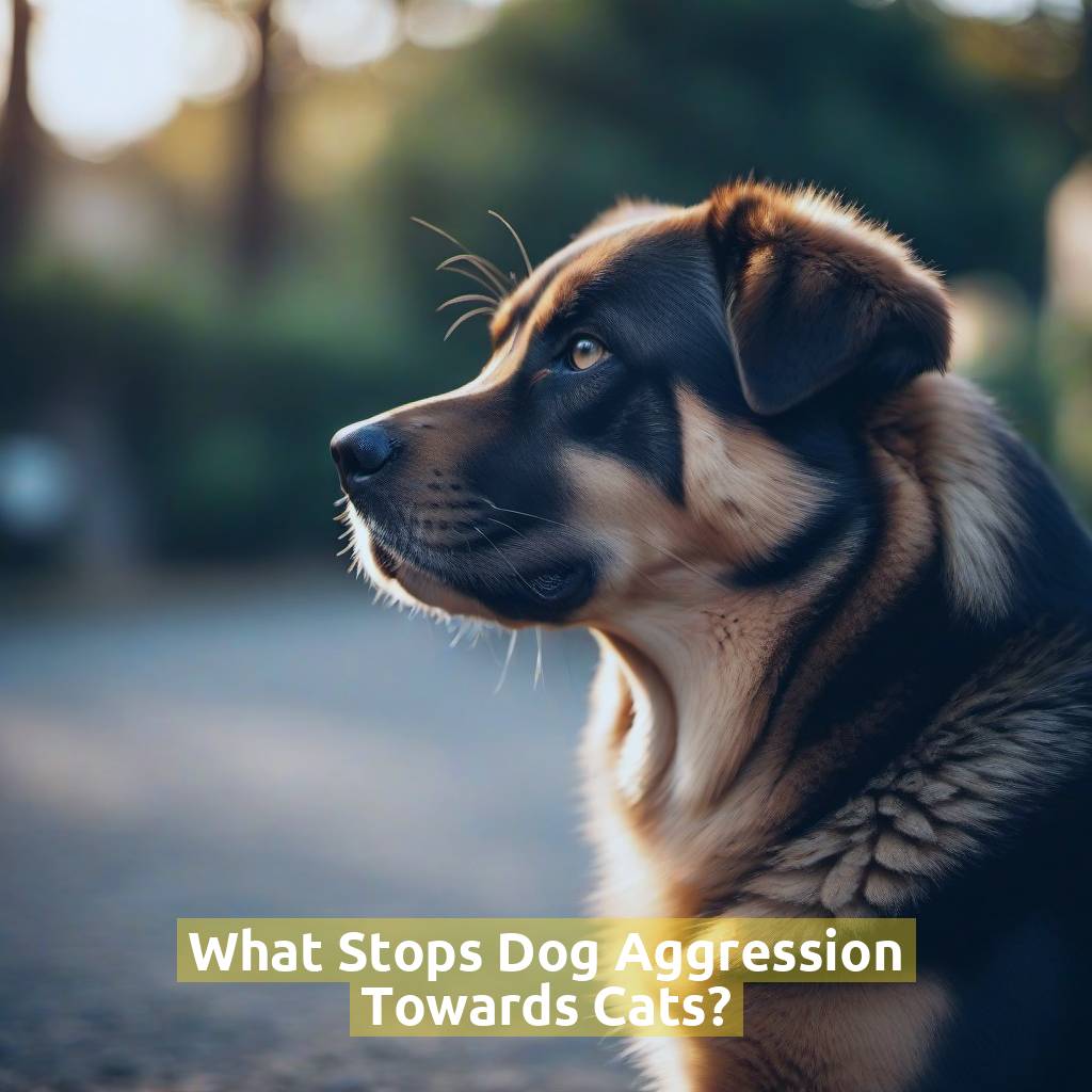 What Stops Dog Aggression Towards Cats?