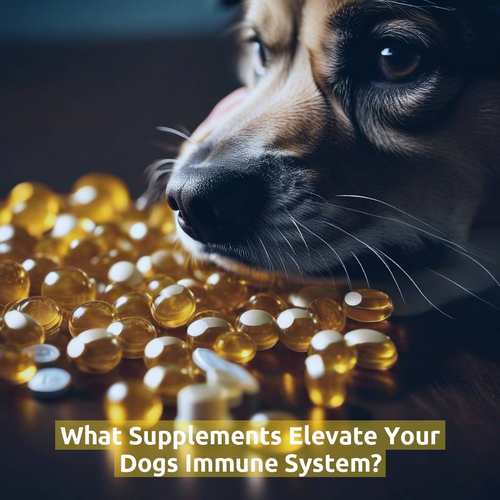 What Supplements Elevate Your Dogs Immune System?