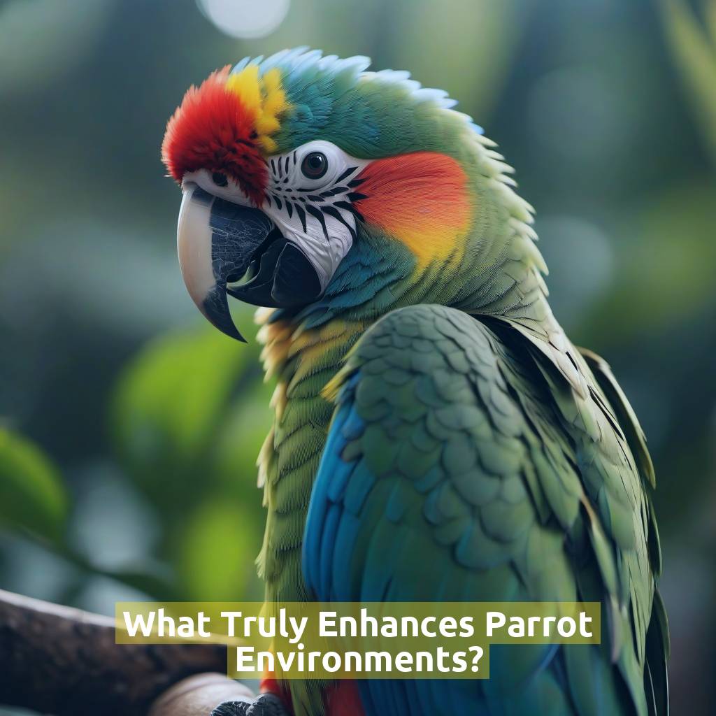 What Truly Enhances Parrot Environments?