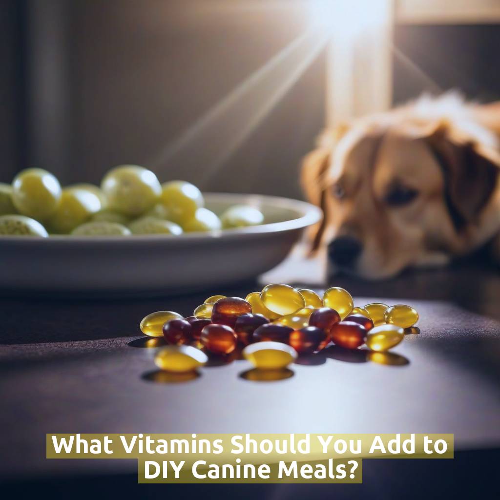 What Vitamins Should You Add to DIY Canine Meals?