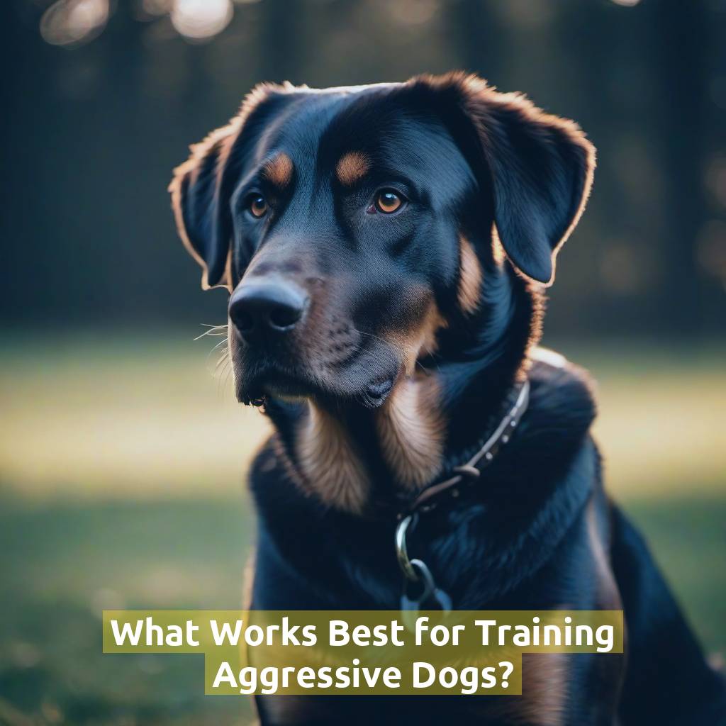 What Works Best for Training Aggressive Dogs?
