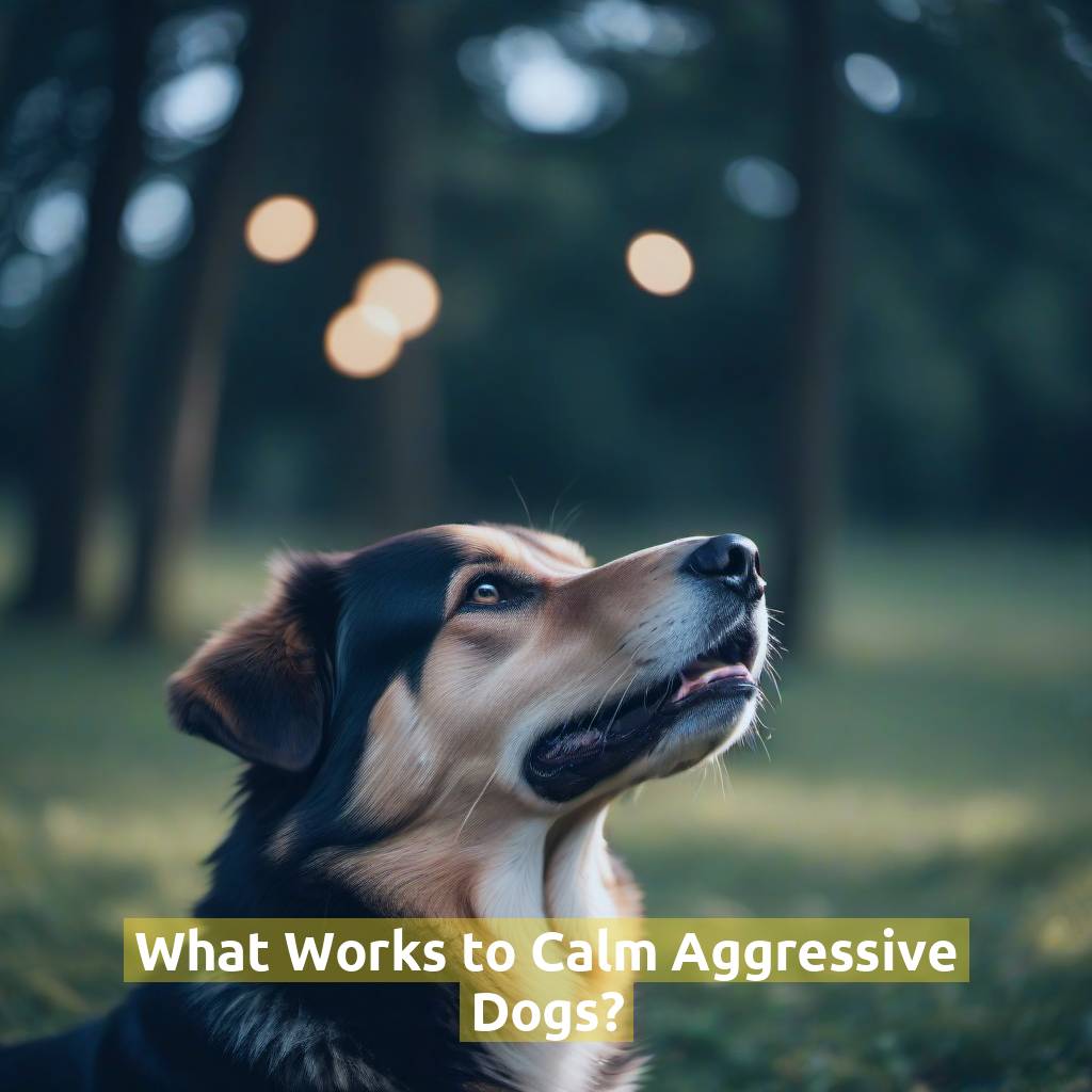What Works to Calm Aggressive Dogs?