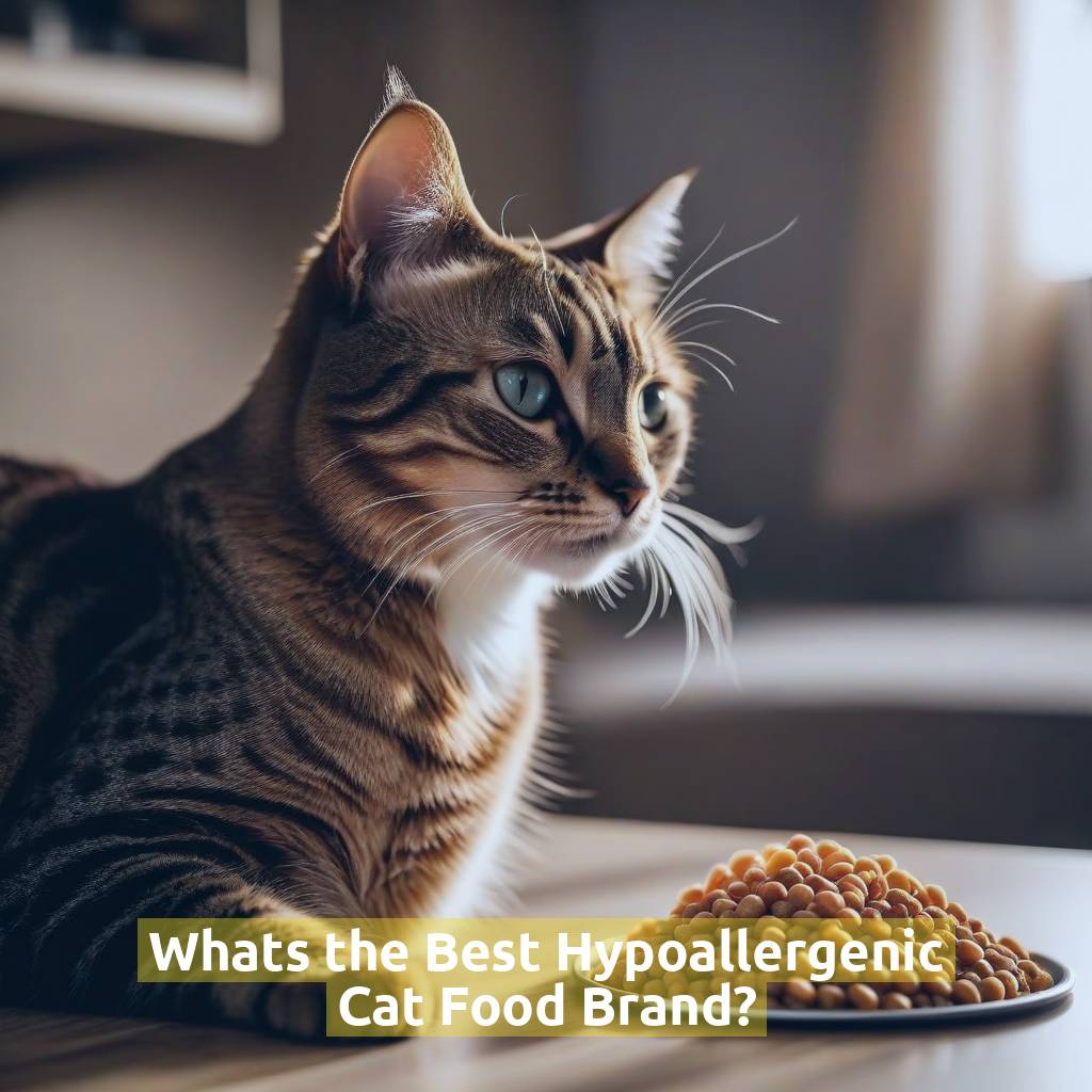 Whats the Best Hypoallergenic Cat Food Brand?