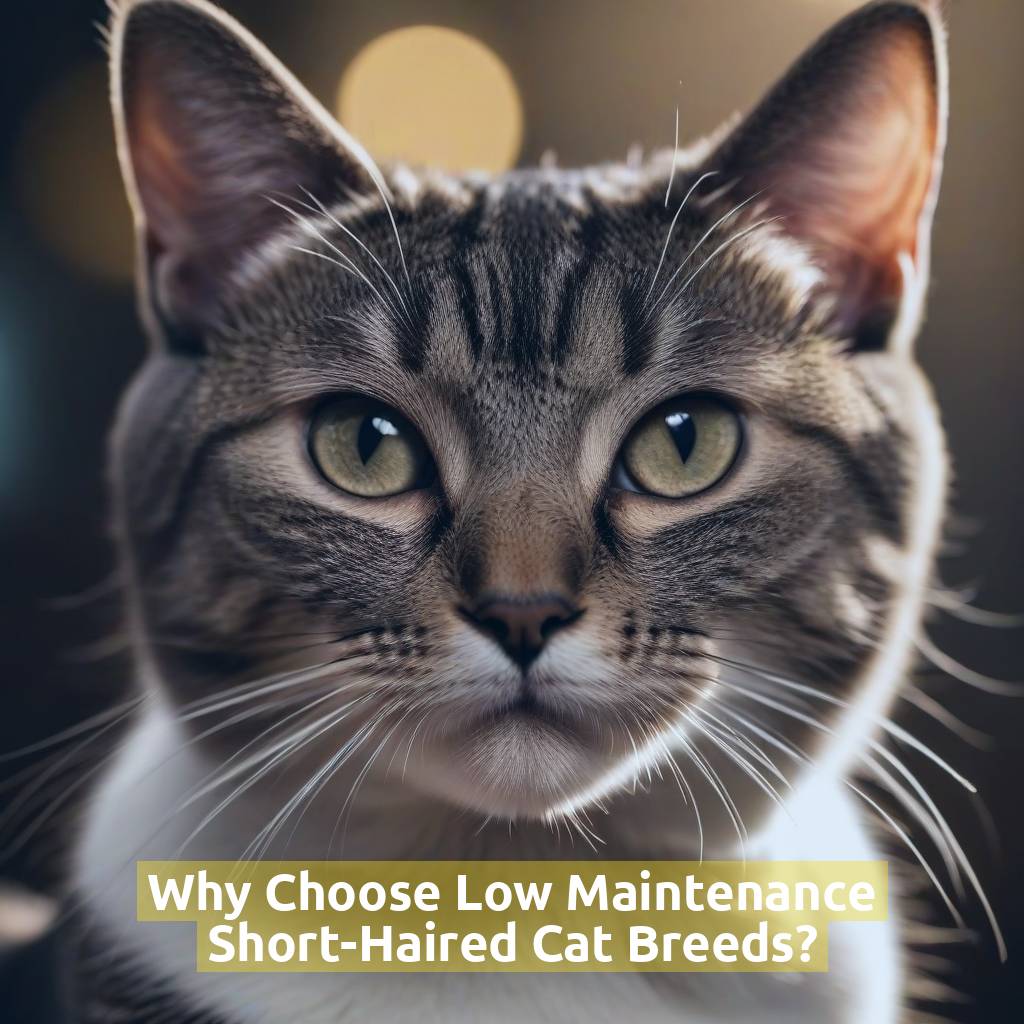 Why Choose Low Maintenance Short-Haired Cat Breeds?