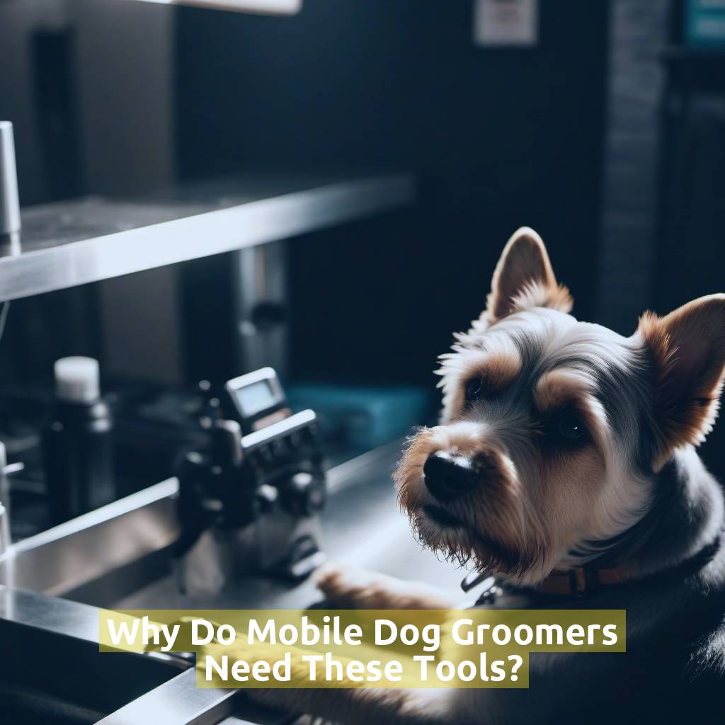 Why Do Mobile Dog Groomers Need These Tools?