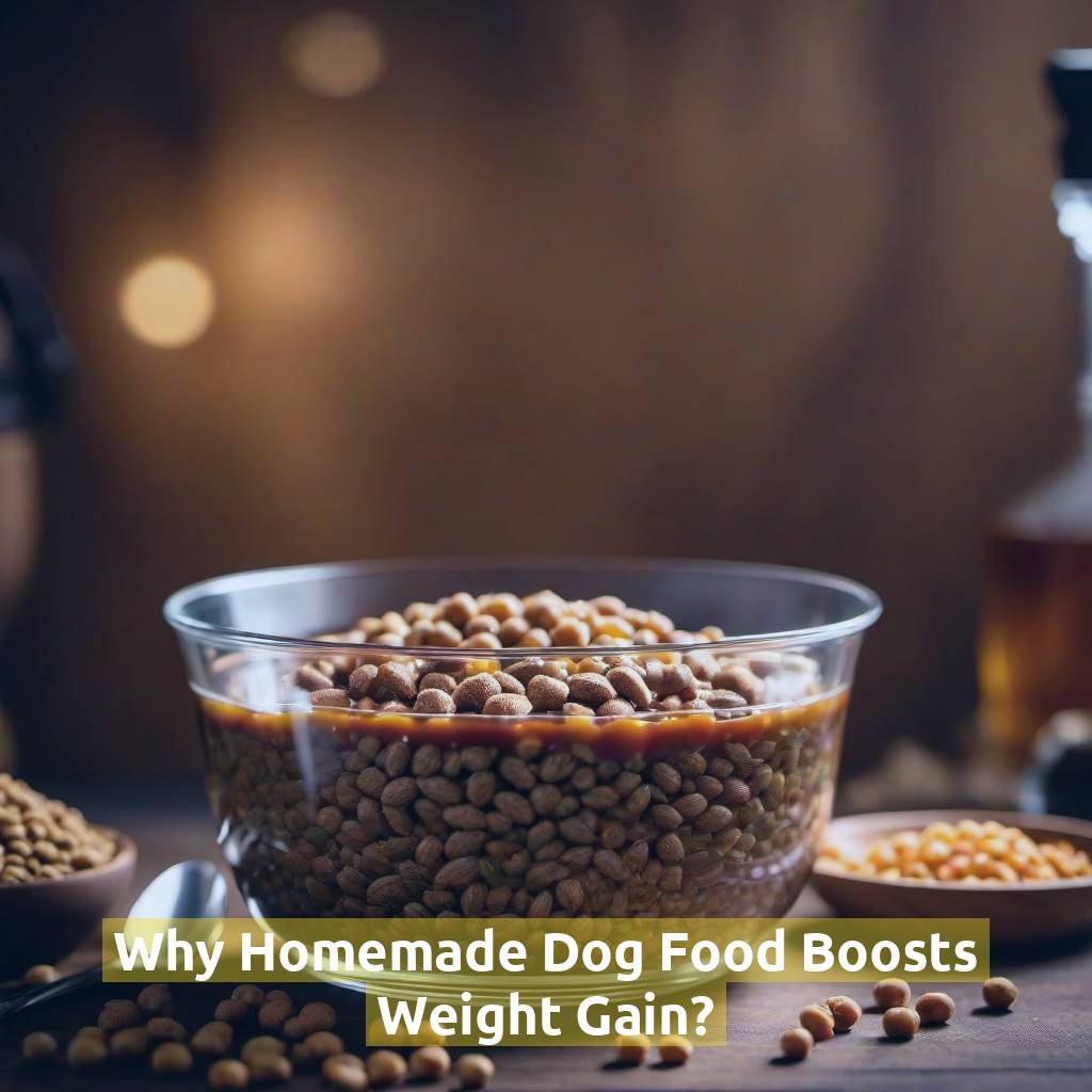 Why Homemade Dog Food Boosts Weight Gain?