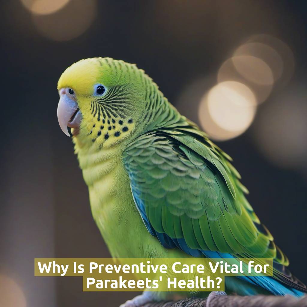Why Is Preventive Care Vital for Parakeets' Health?