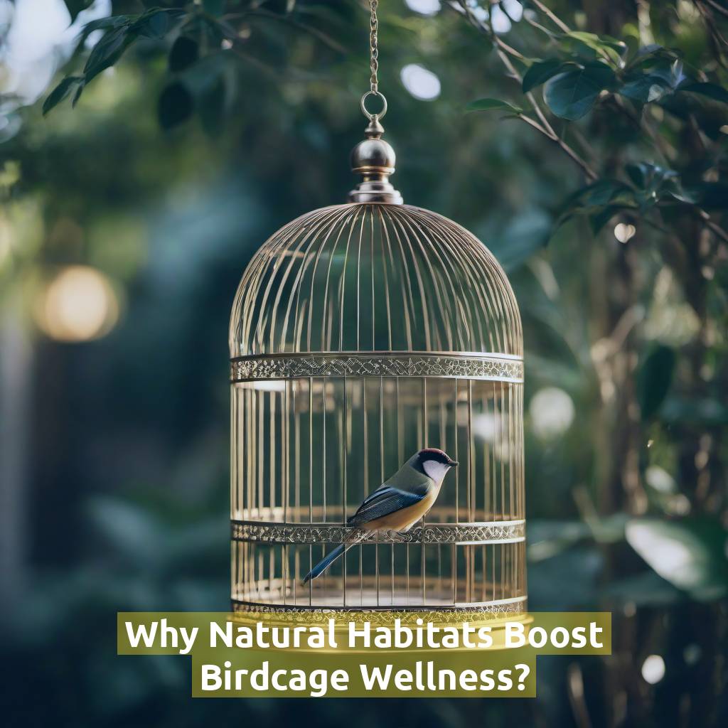 Why Natural Habitats Boost Birdcage Wellness?