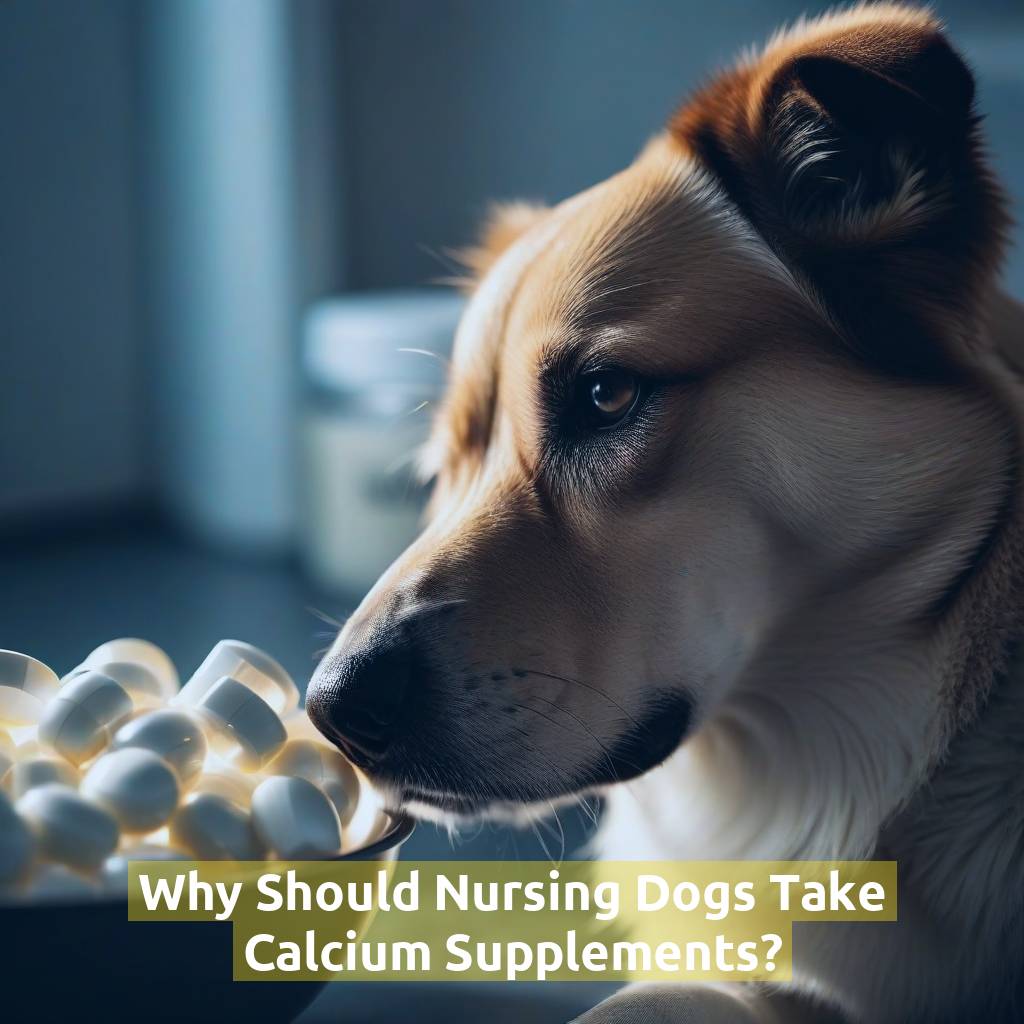 Why Should Nursing Dogs Take Calcium Supplements?