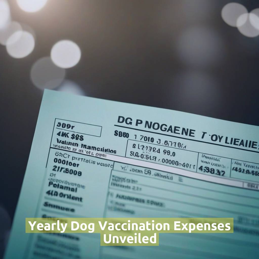 Yearly Dog Vaccination Expenses Unveiled