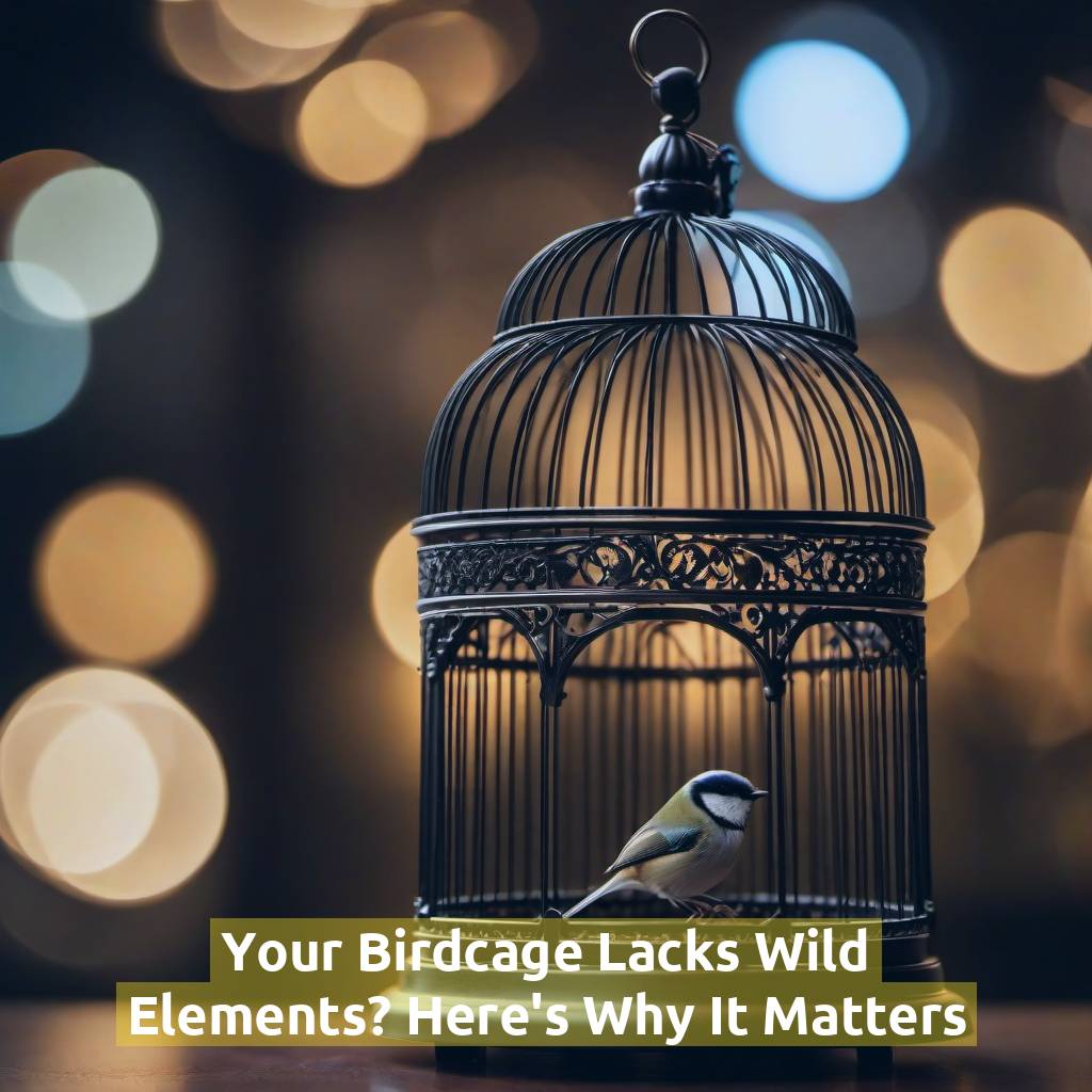 Your Birdcage Lacks Wild Elements? Here's Why It Matters
